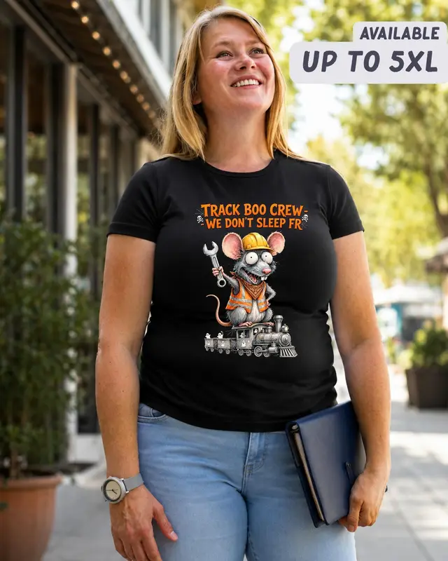Funny Railroad Worker Halloween Shirt — view 13