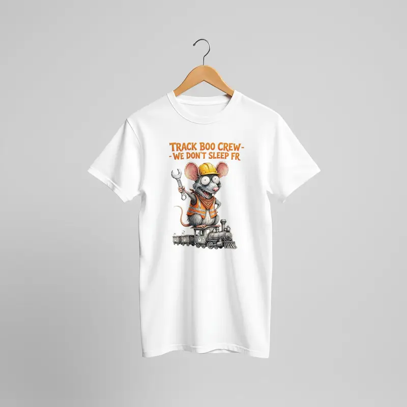 Funny Railroad Worker Halloween Shirt — view 14