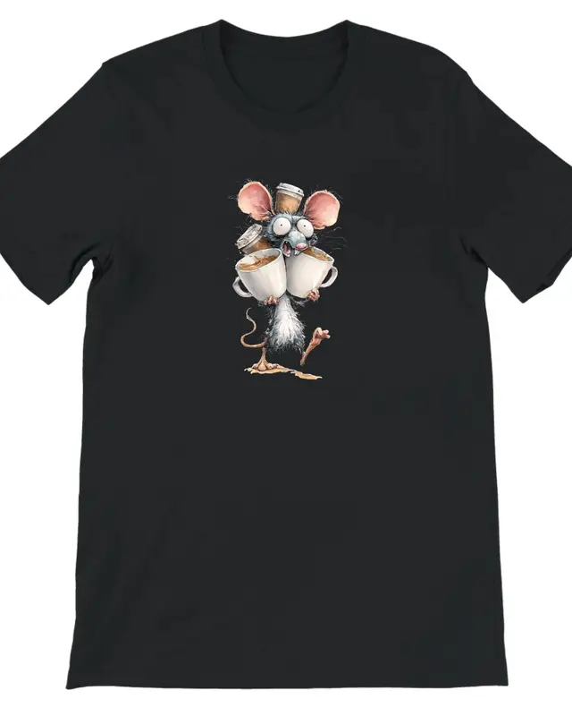Funny Rat Coffee Lover Shirt — view 10