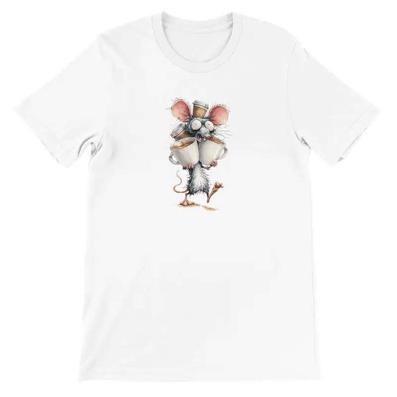 Funny Rat Coffee Lover Shirt — view 11