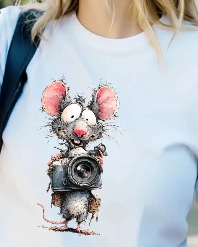 Funny Rat Photographer Shirt — view 3