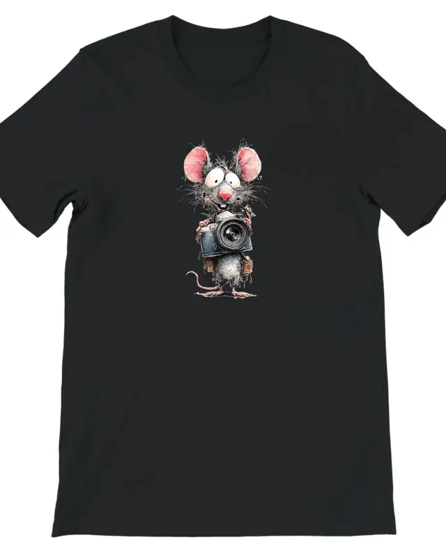 Funny Rat Photographer Shirt — view 5