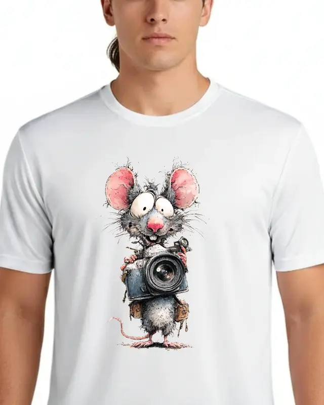 Funny Rat Photographer Shirt — view 6