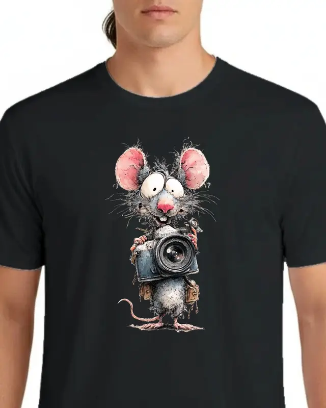 Funny Rat Photographer Shirt — view 7