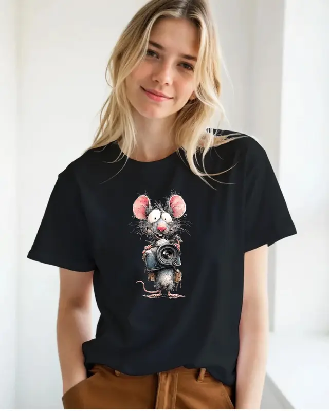 Funny Rat Photographer Shirt — view 10