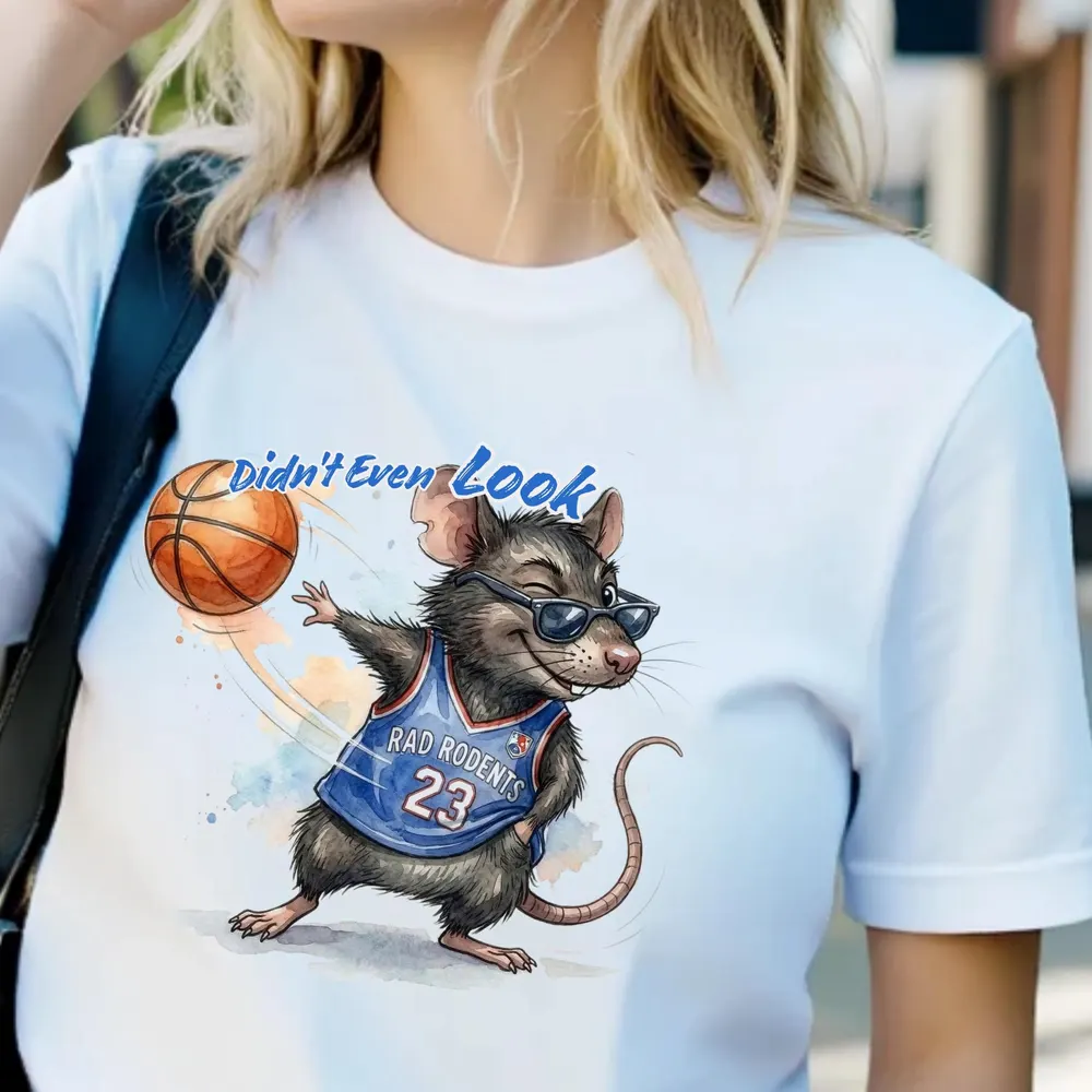 Funny Rat Shirt — hand-drawn rat design