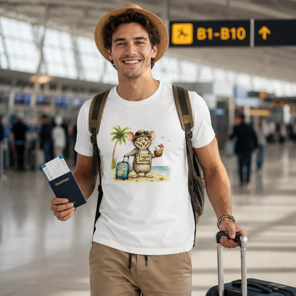Funny Rat Shirt — hand-drawn rat design