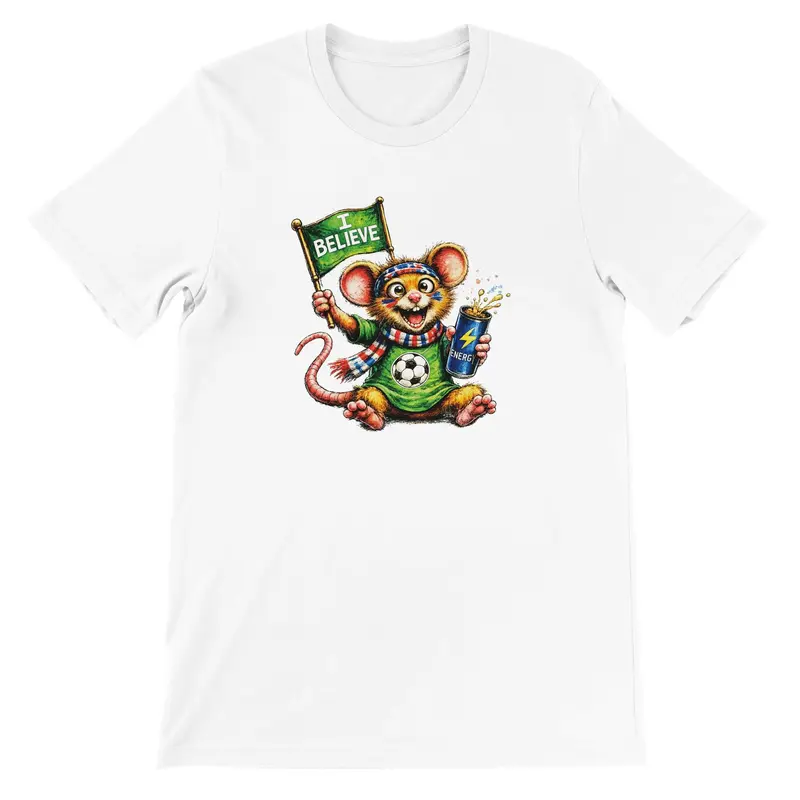 Funny Rat Soccer Shirt — view 5