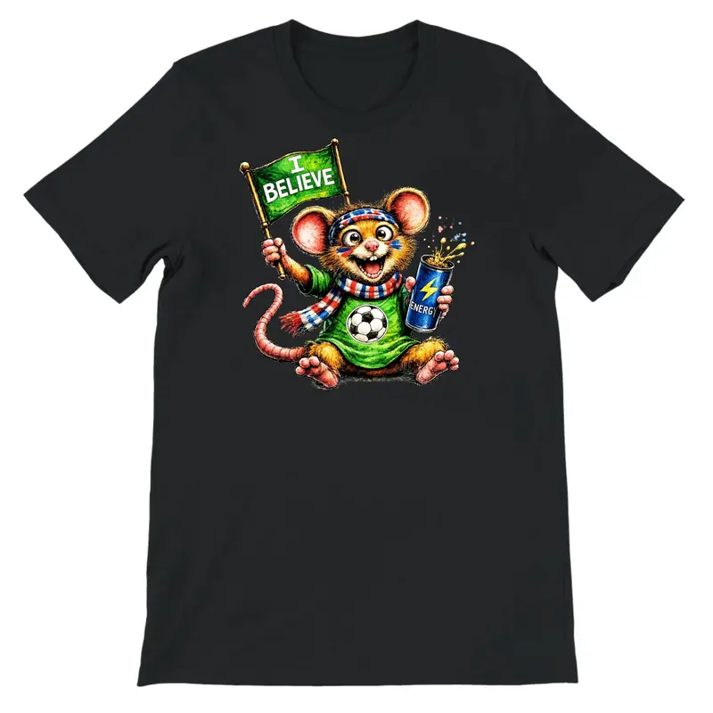 Funny Rat Soccer Shirt — view 6