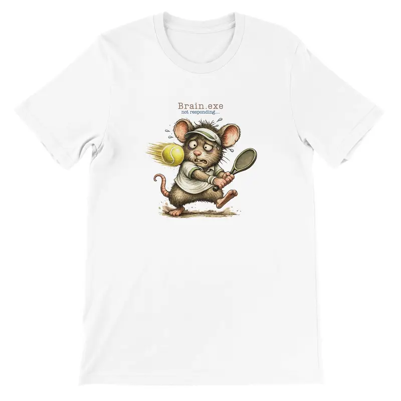 Funny Rat Tennis Shirt — view 3