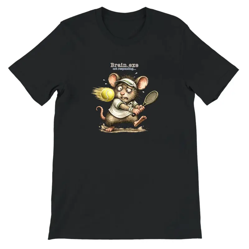 Funny Rat Tennis Shirt — view 4