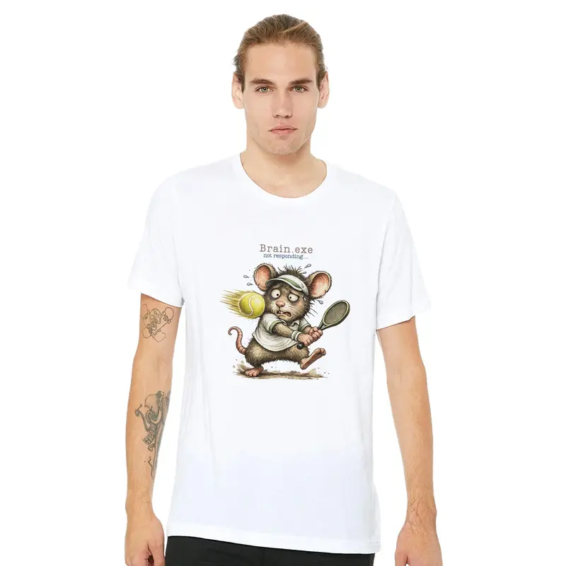 Funny Rat Tennis Shirt — view 5