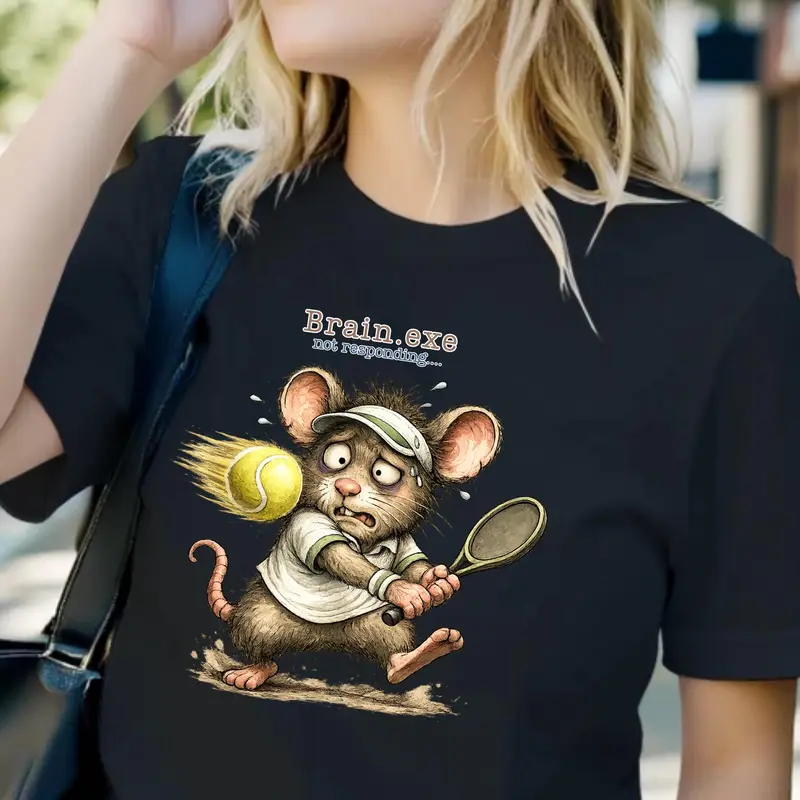 Funny Rat Tennis Shirt — view 6