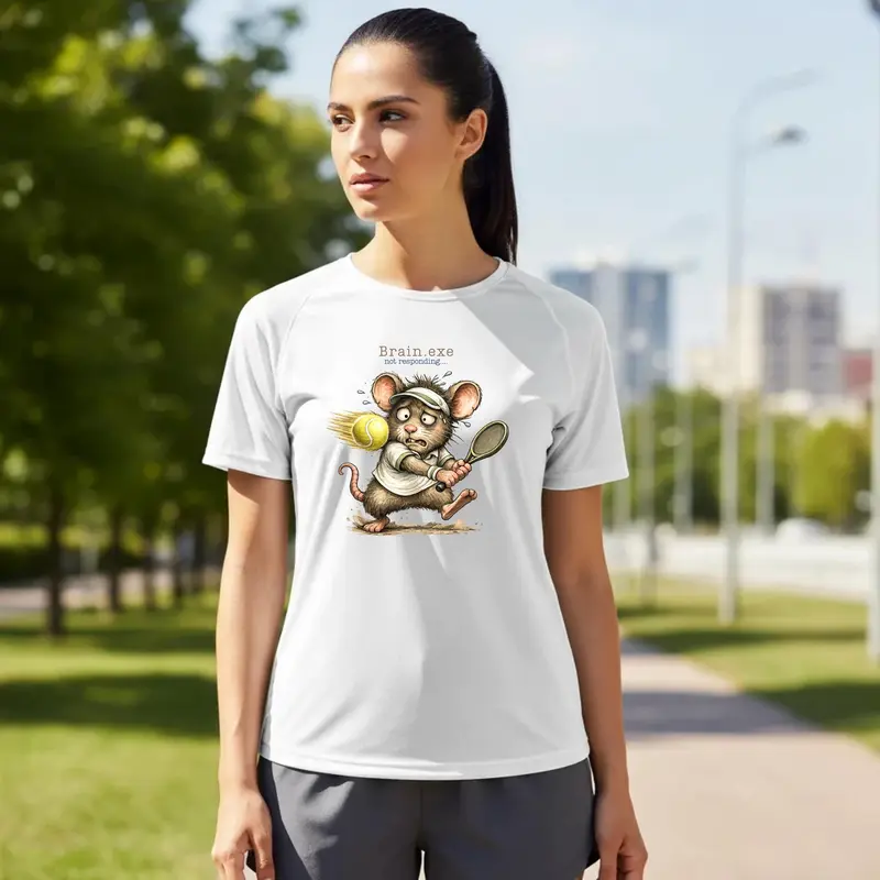 Funny Rat Tennis Shirt — view 7