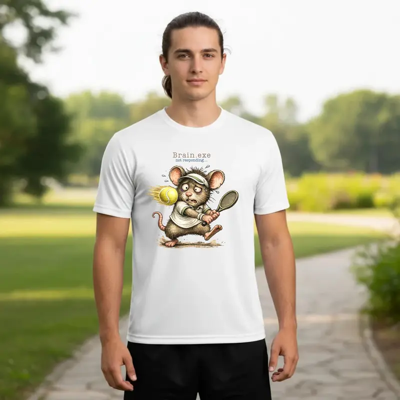 Funny Rat Tennis Shirt — view 10