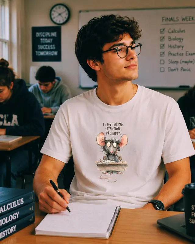 Funny Student Shirt — view 7