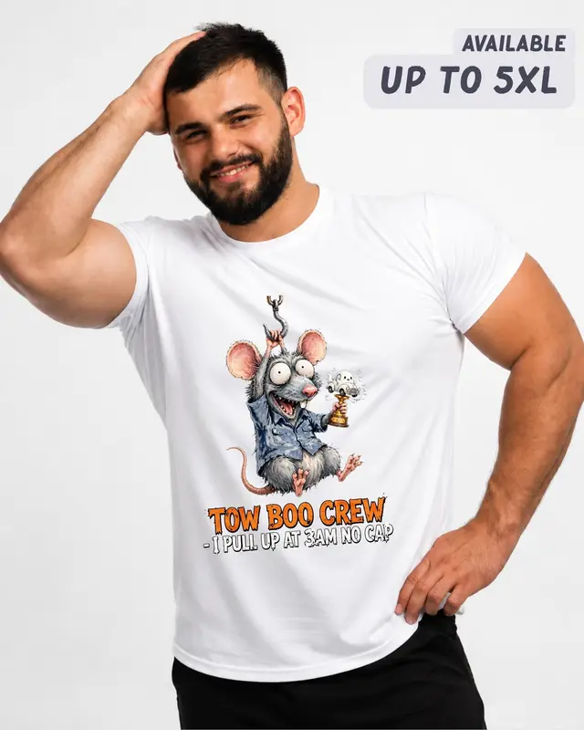 Funny Tow Truck Driver Halloween Shirt — view 3