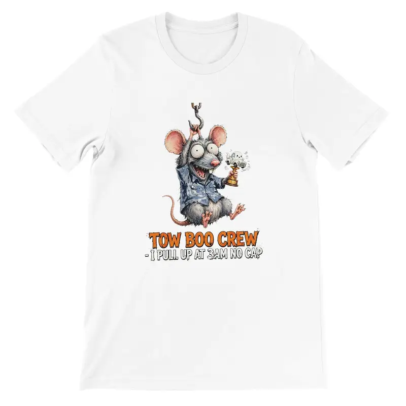 Funny Tow Truck Driver Halloween Shirt — view 6