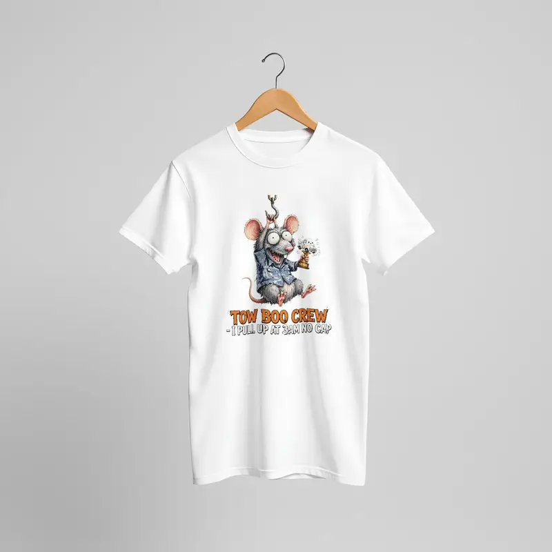 Funny Tow Truck Driver Halloween Shirt — view 14