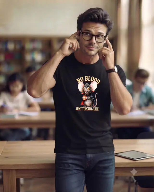 Funny Vampire Shirt — view 6