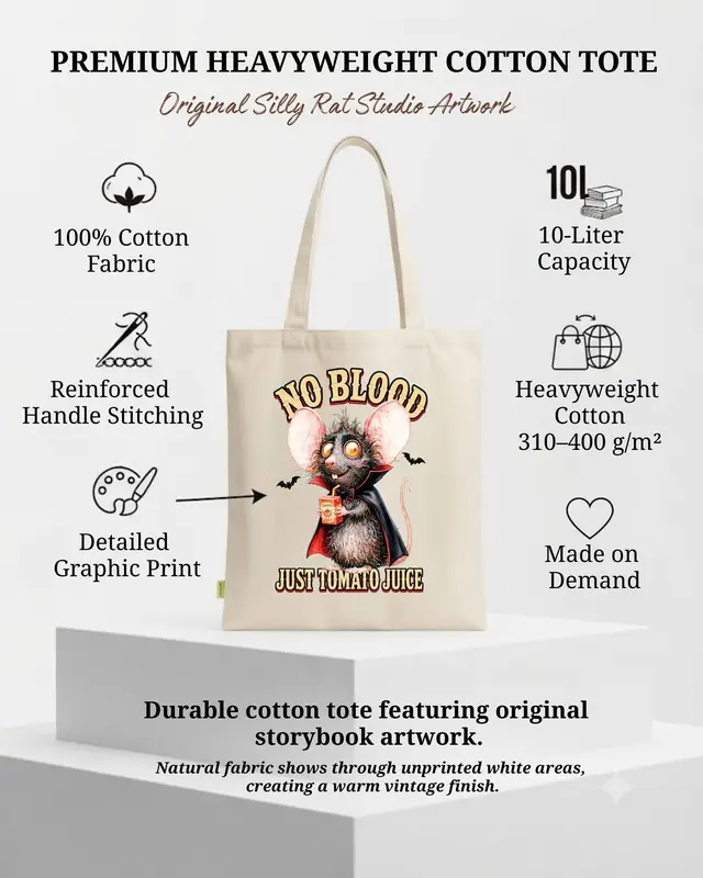 Funny Vampire Tote Bag — view 3