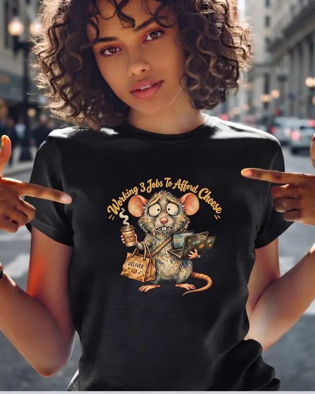 Funny Work Humor Rat Shirt — view 2