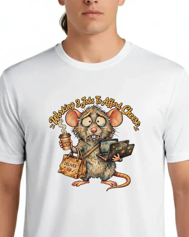 Funny Work Humor Rat Shirt — view 10