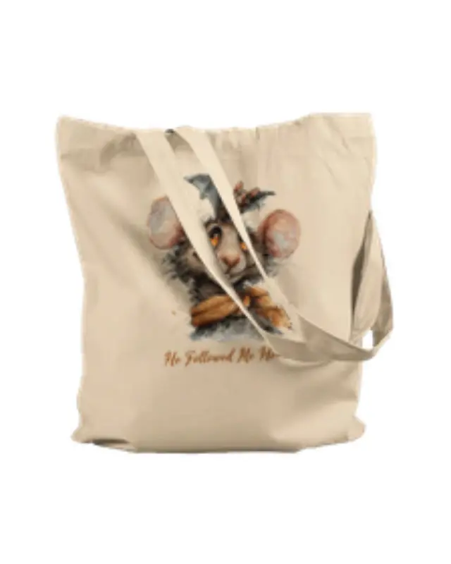 Gothic Rat Tote Bag with Bat — view 2