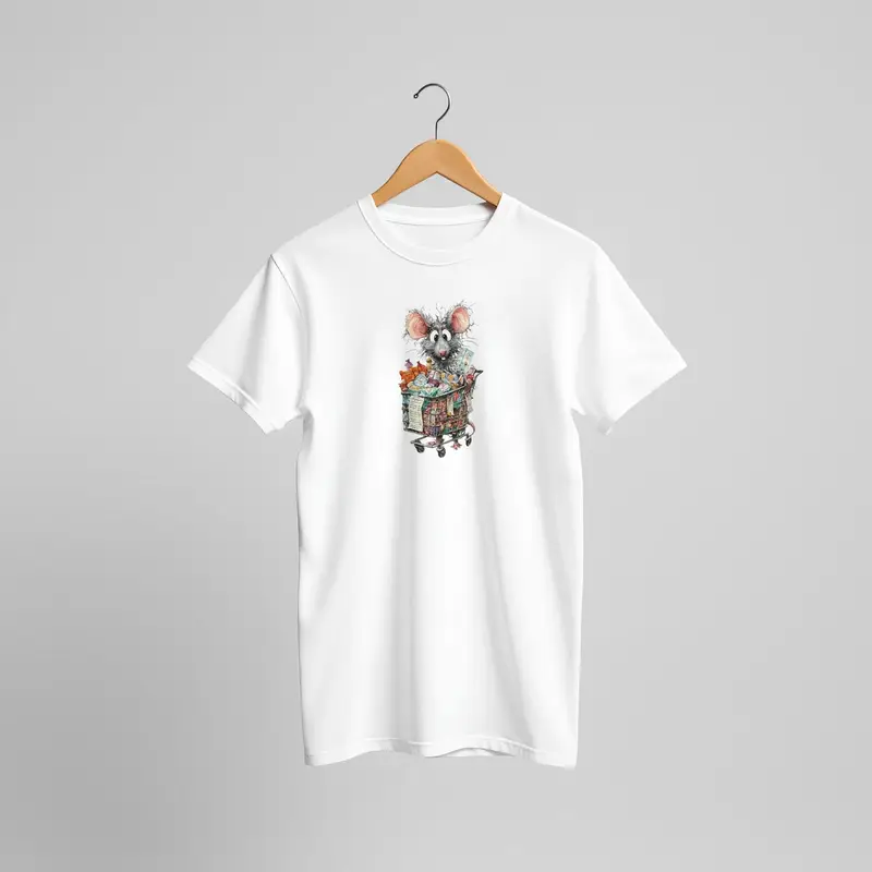 Grocery Shopping Rat Shirt — view 13