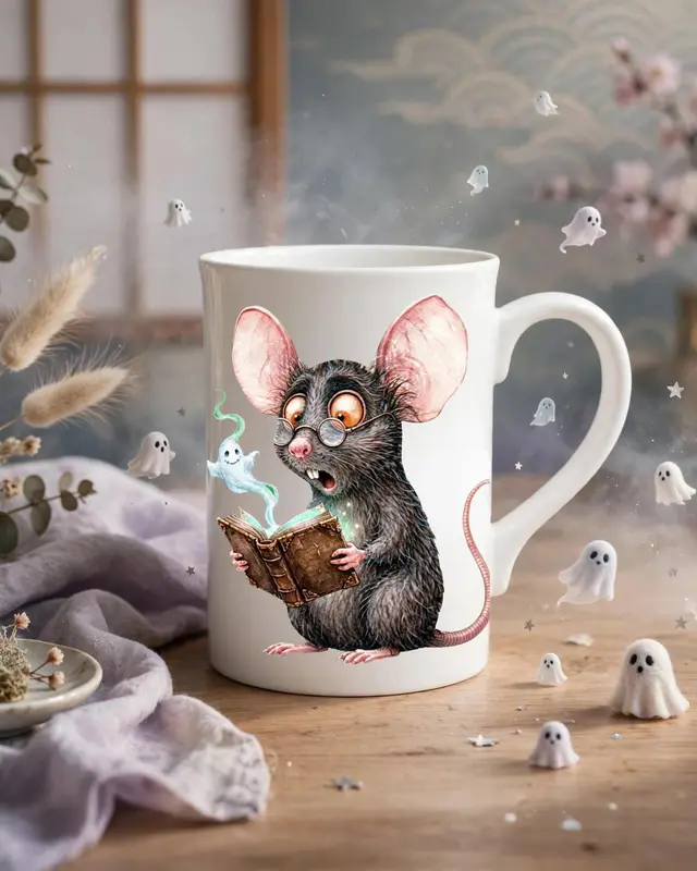 Halloween Book Lover Mug — view 2