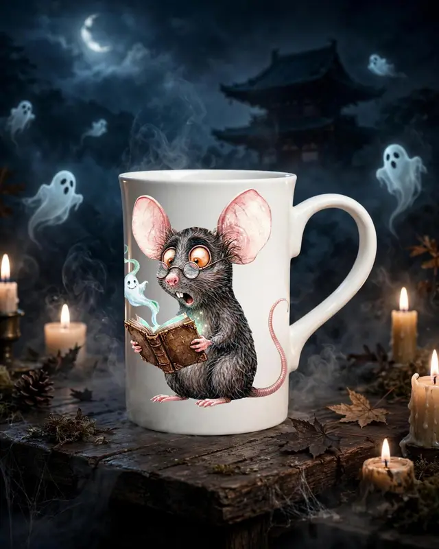 Halloween Book Lover Mug — view 6