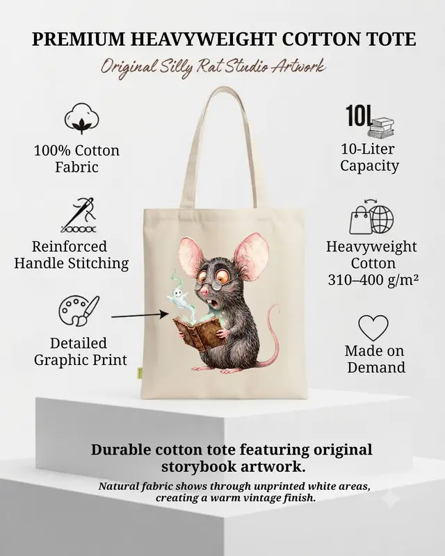 Halloween Book Lover Tote Bag — view 3