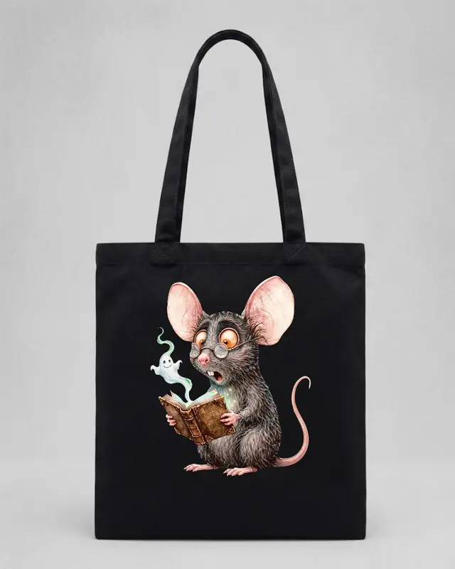 Halloween Book Lover Tote Bag — view 4