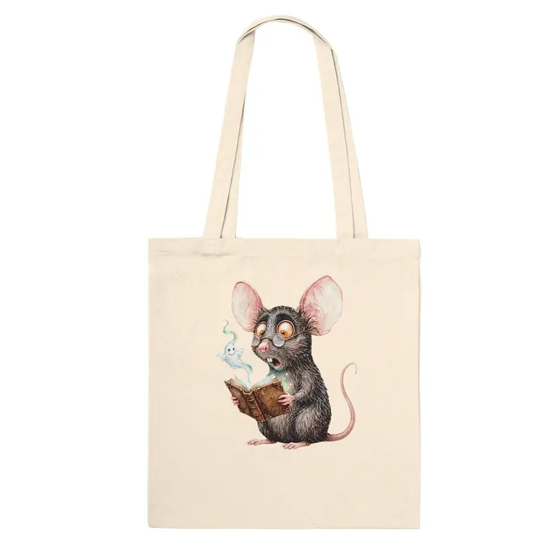 Halloween Book Lover Tote Bag — view 6