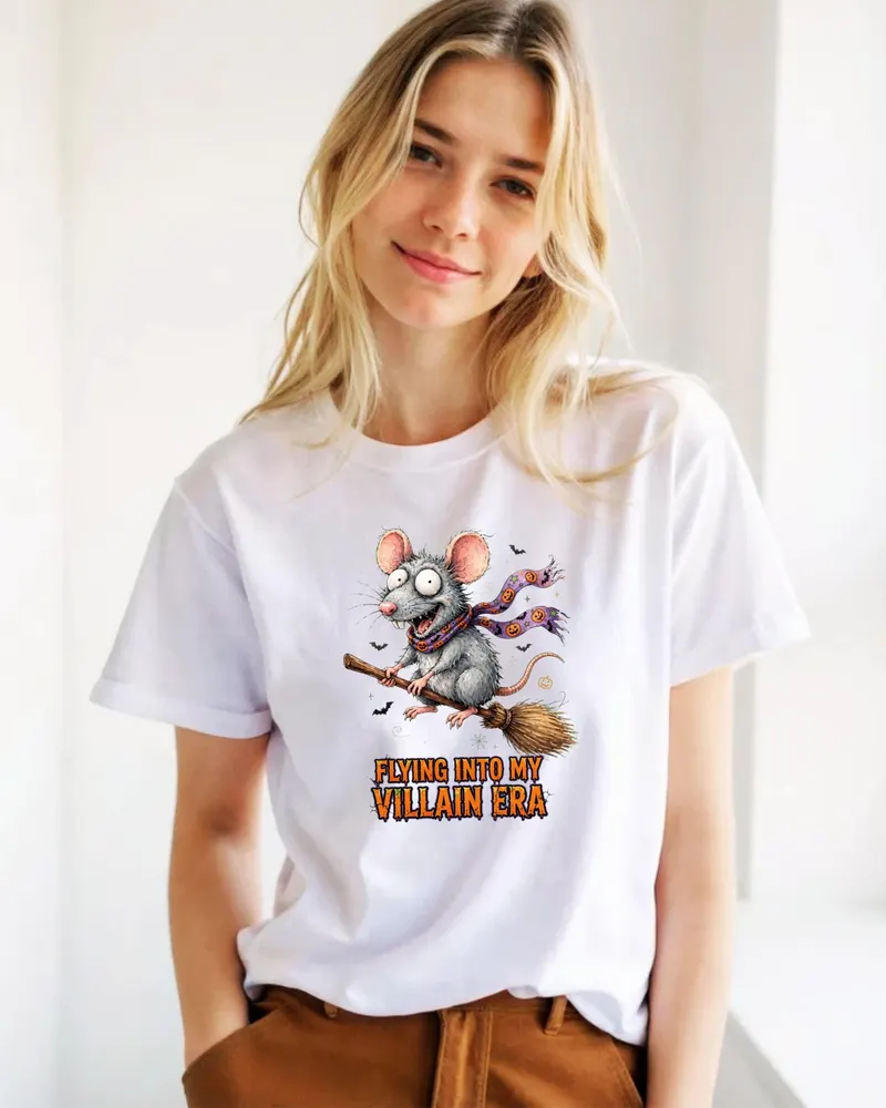 Halloween Rat Shirt — hand-drawn rat design