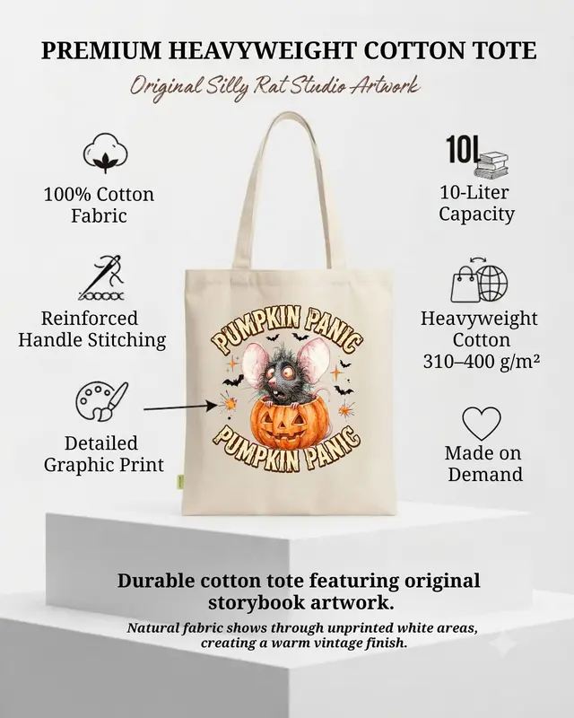 Halloween Rat Tote Bag — view 3