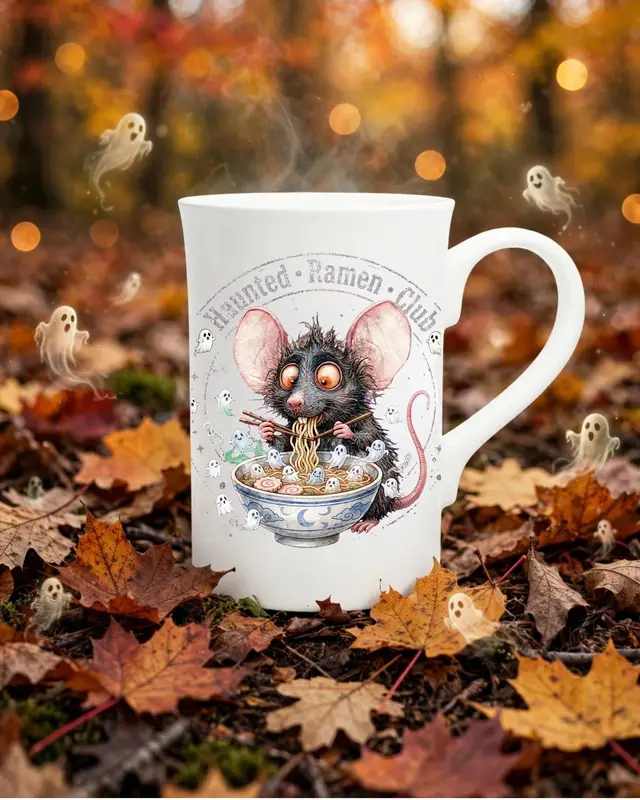 Haunted Ramen Club Mug — view 4