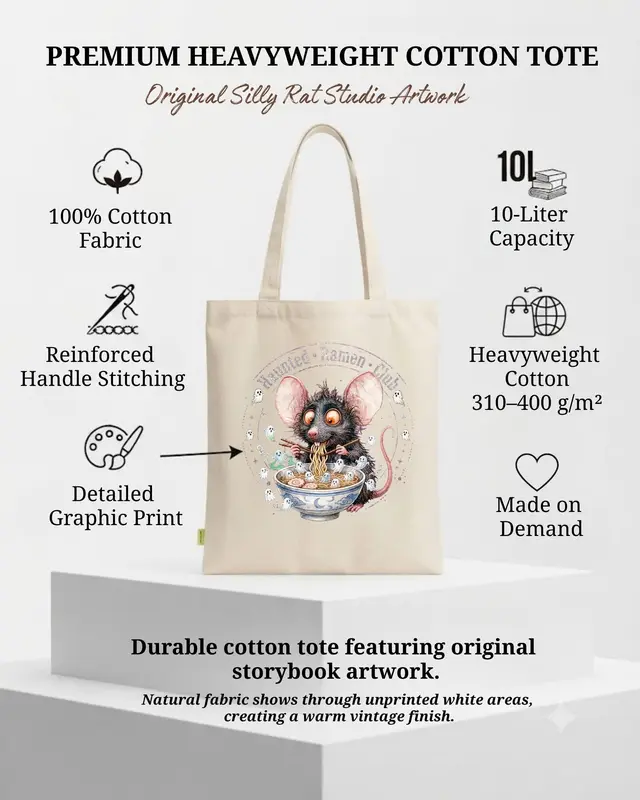 Haunted Ramen Club Tote — view 3
