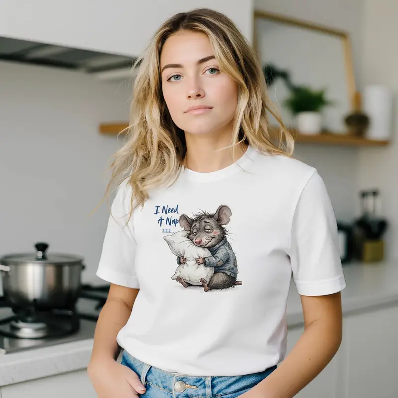 I Need A Nap Rat Shirt — view 5