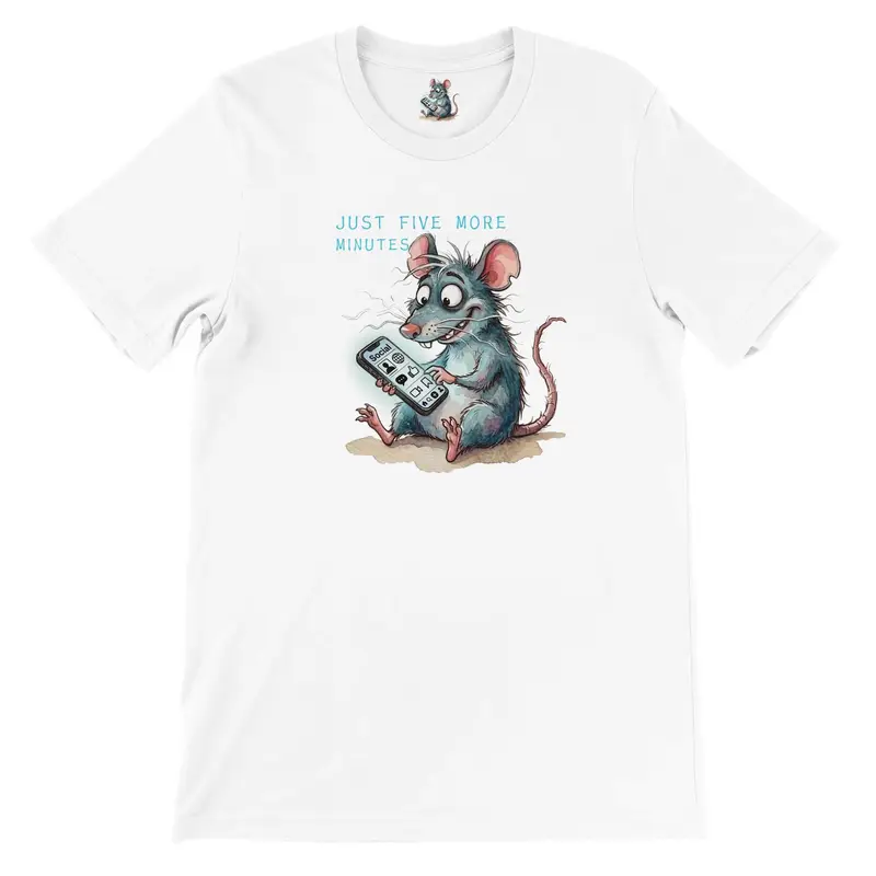 Just Five More Minutes Rat Shirt — view 2