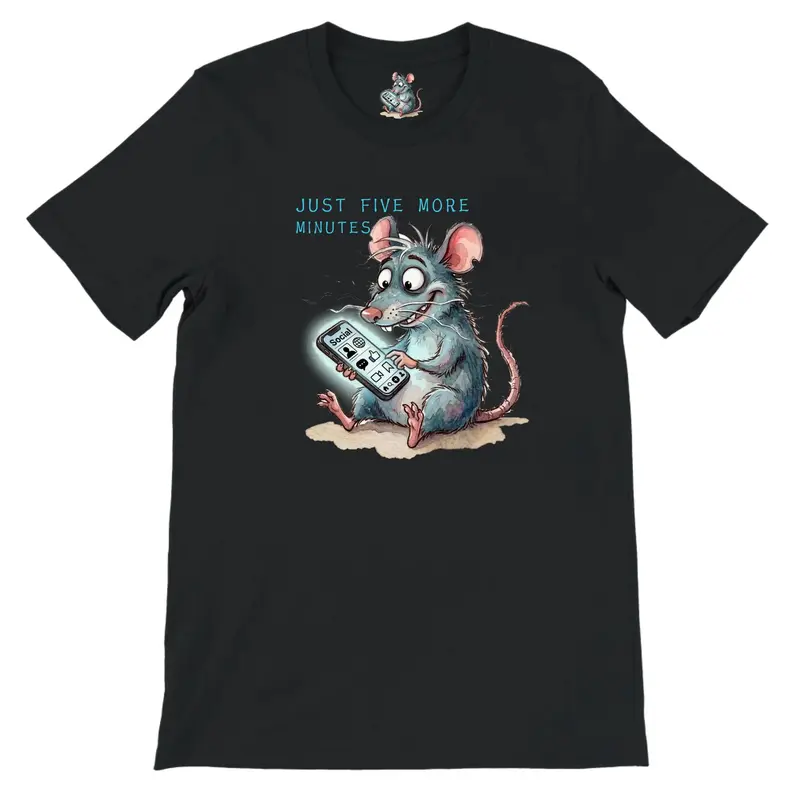 Just Five More Minutes Rat Shirt — view 4