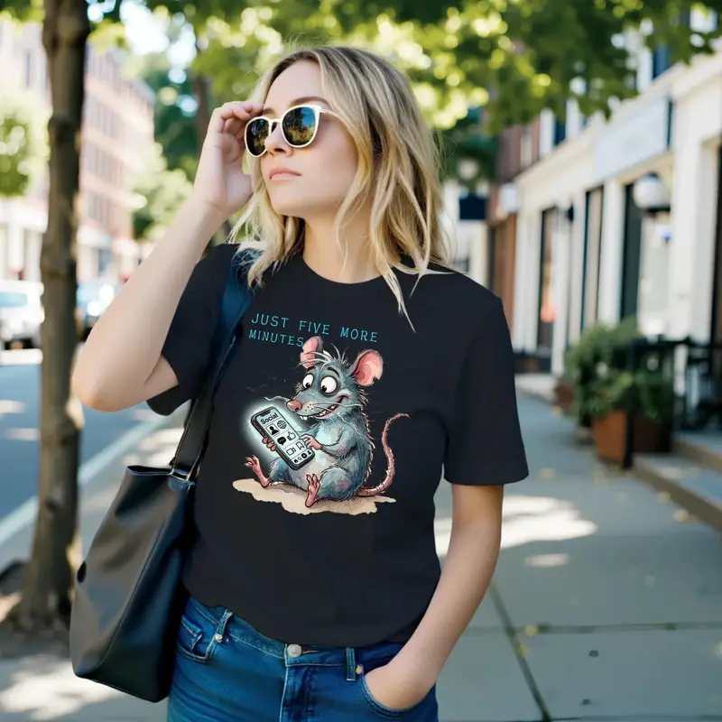 Just Five More Minutes Rat Shirt — view 6