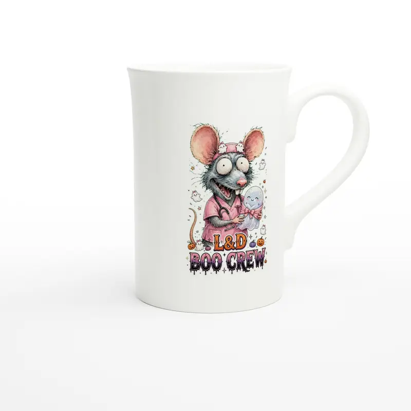 L&D Boo Crew Halloween Porcelain Mug — view 4