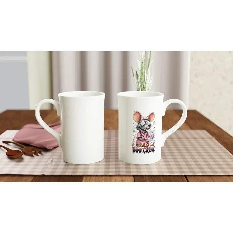 L&D Boo Crew Halloween Porcelain Mug — view 7