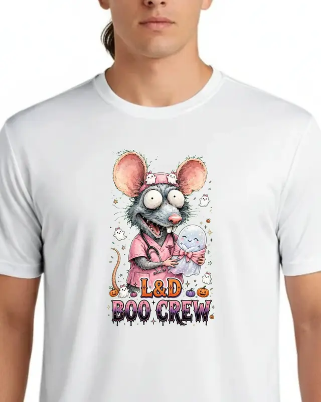 Labor and Delivery Nurse Halloween Shirt — view 8