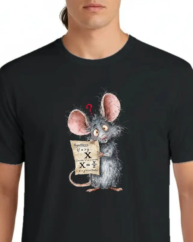 Math Student Rat Shirt — view 2
