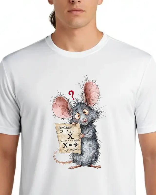 Math Student Rat Shirt — view 3