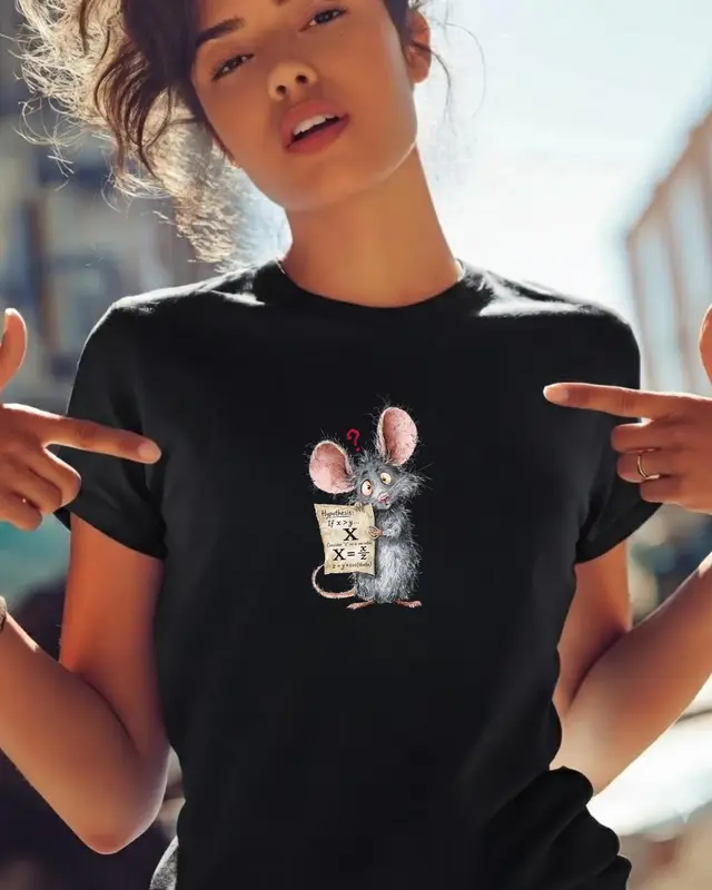 Math Student Rat Shirt — view 4