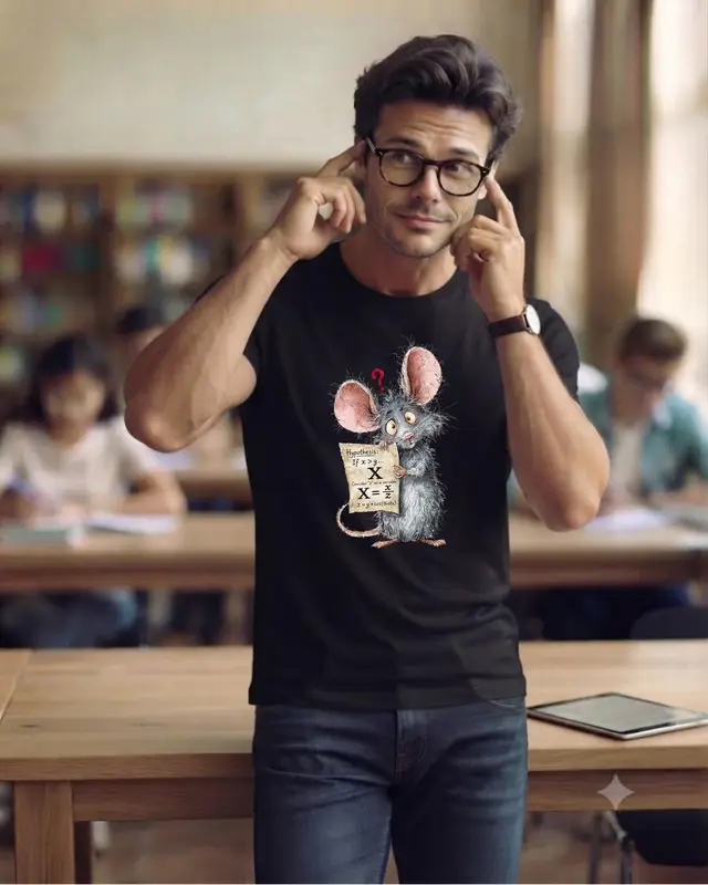 Math Student Rat Shirt — view 6