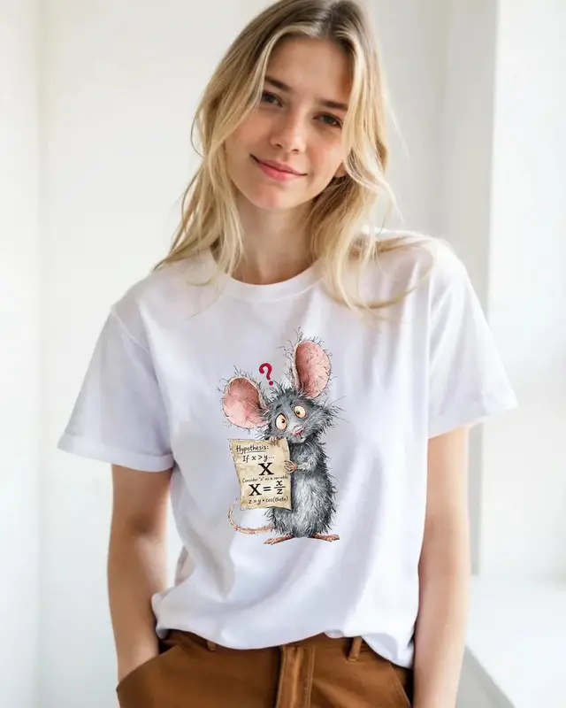 Math Student Rat Shirt — view 7
